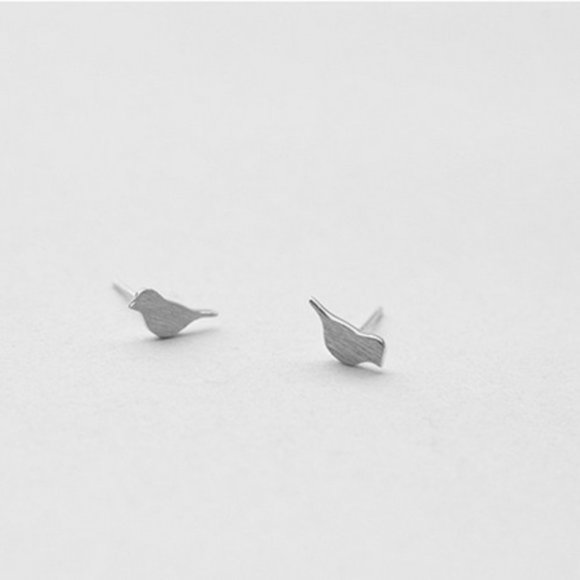💕Last one 925 Sterling Silver Bird Stud Earrings - Picture 4 of 5
